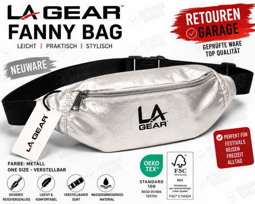 Gear bauchtasche metallic - gear,
